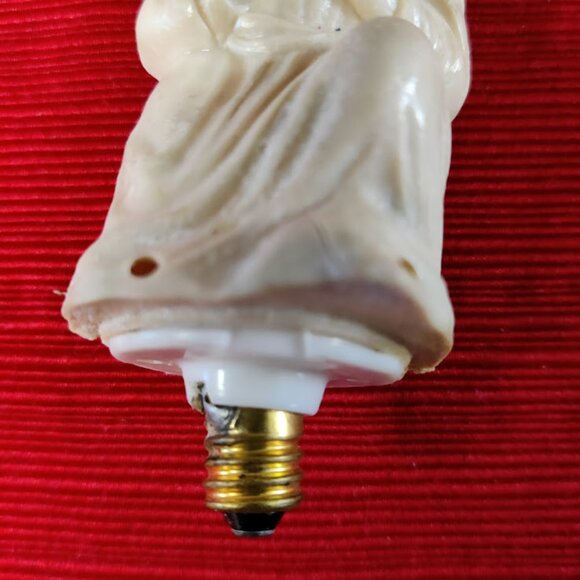 Vintage Hard Plastic Celluloid Christmas Ornaments & Bulbs - Lot of 4-  RARE - Picture 10 of 13